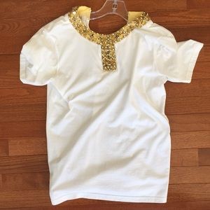 Miu Miu Sequined Short Sleeved Shirt